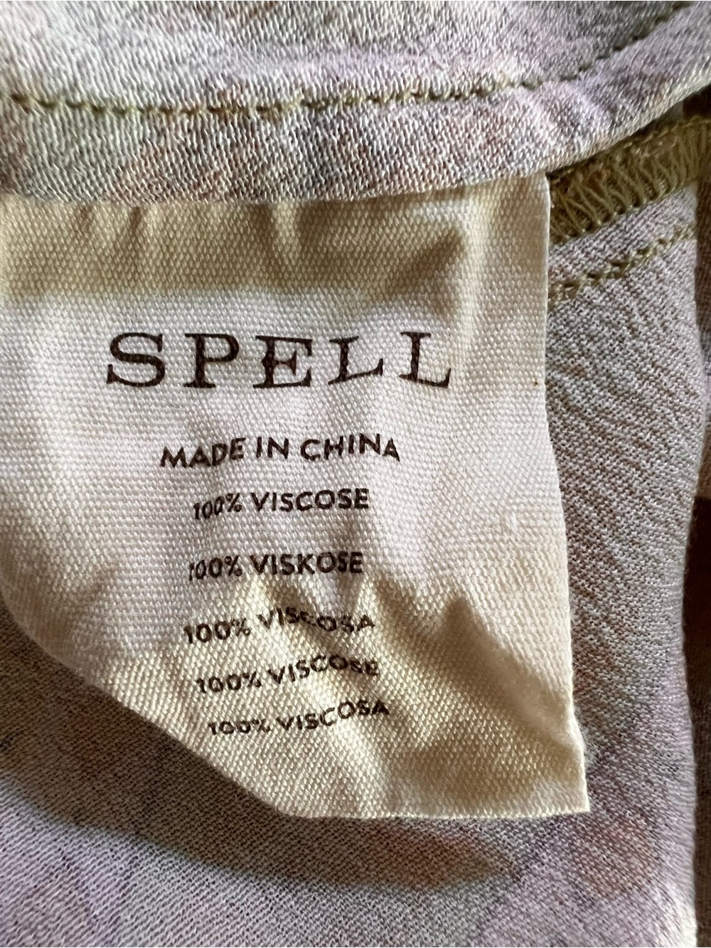 Spell Designs Belladonna Romper XS Dusty Olive Floral Open Back Tassel Boho $229 - Picture 11 of 12